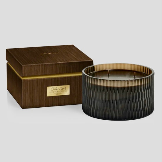 Cedar Leaf & Hinoki Cypress Four Wick Candle