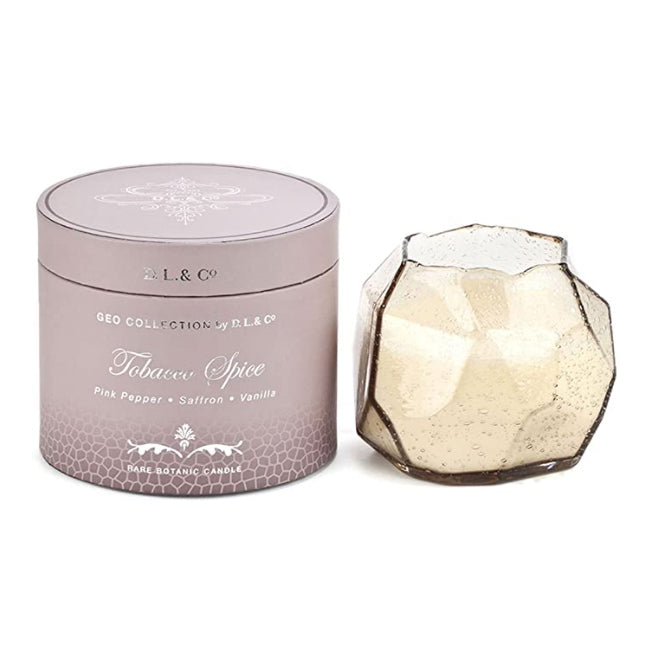 large candles from the D.L. & Co.'s Geo Collection are a natural wonder! 